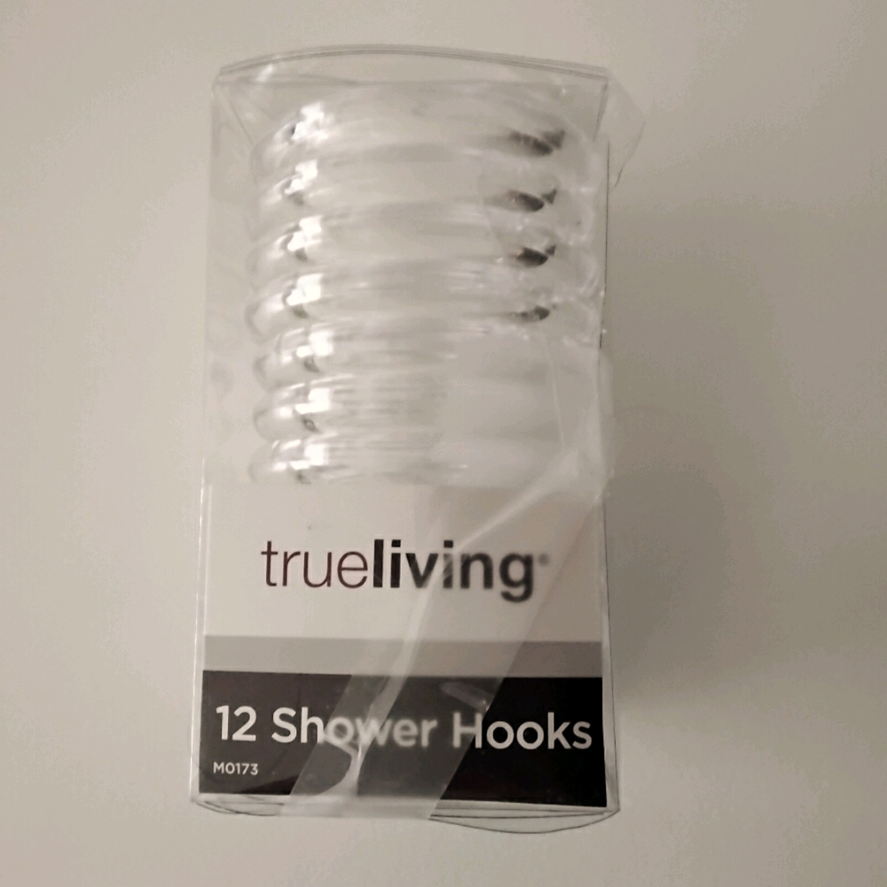 SHOWER DOUBLE CURTAIN HOOKS